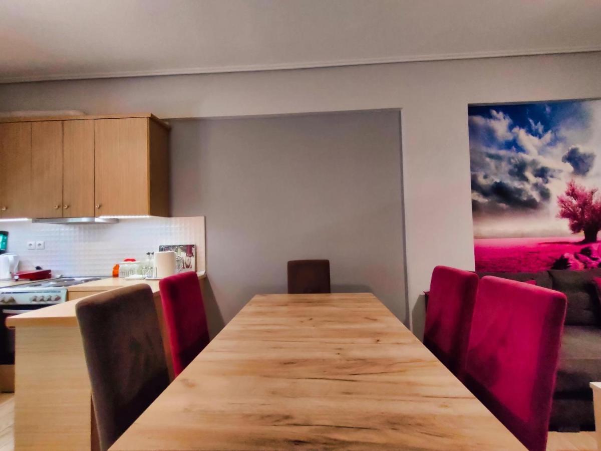 Luxury Lila House Under The Rocks Apartment Kalampáka Luaran gambar
